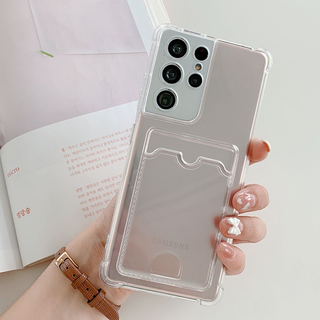 갤럭시S10 5G 케이스 투명 사각 카드 젤리 G977