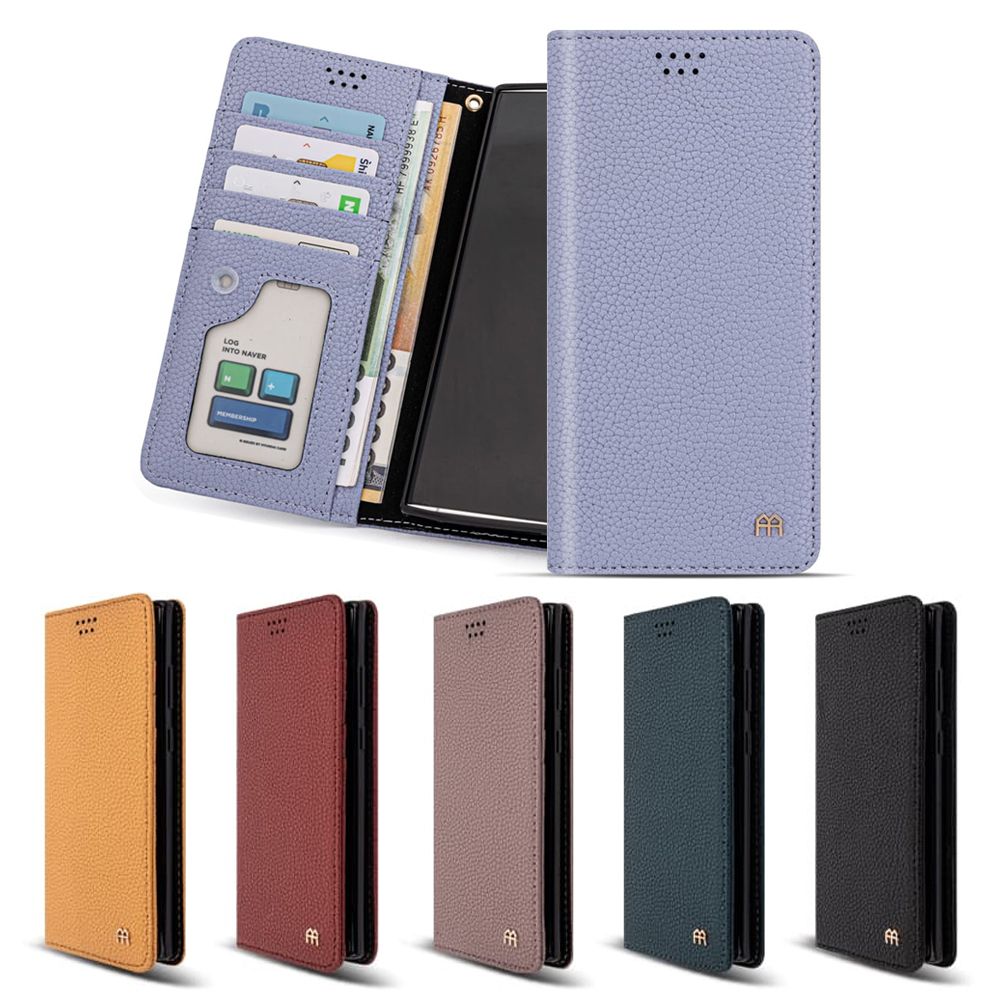 아이폰16플러스 케이스 에토 소가죽 플립