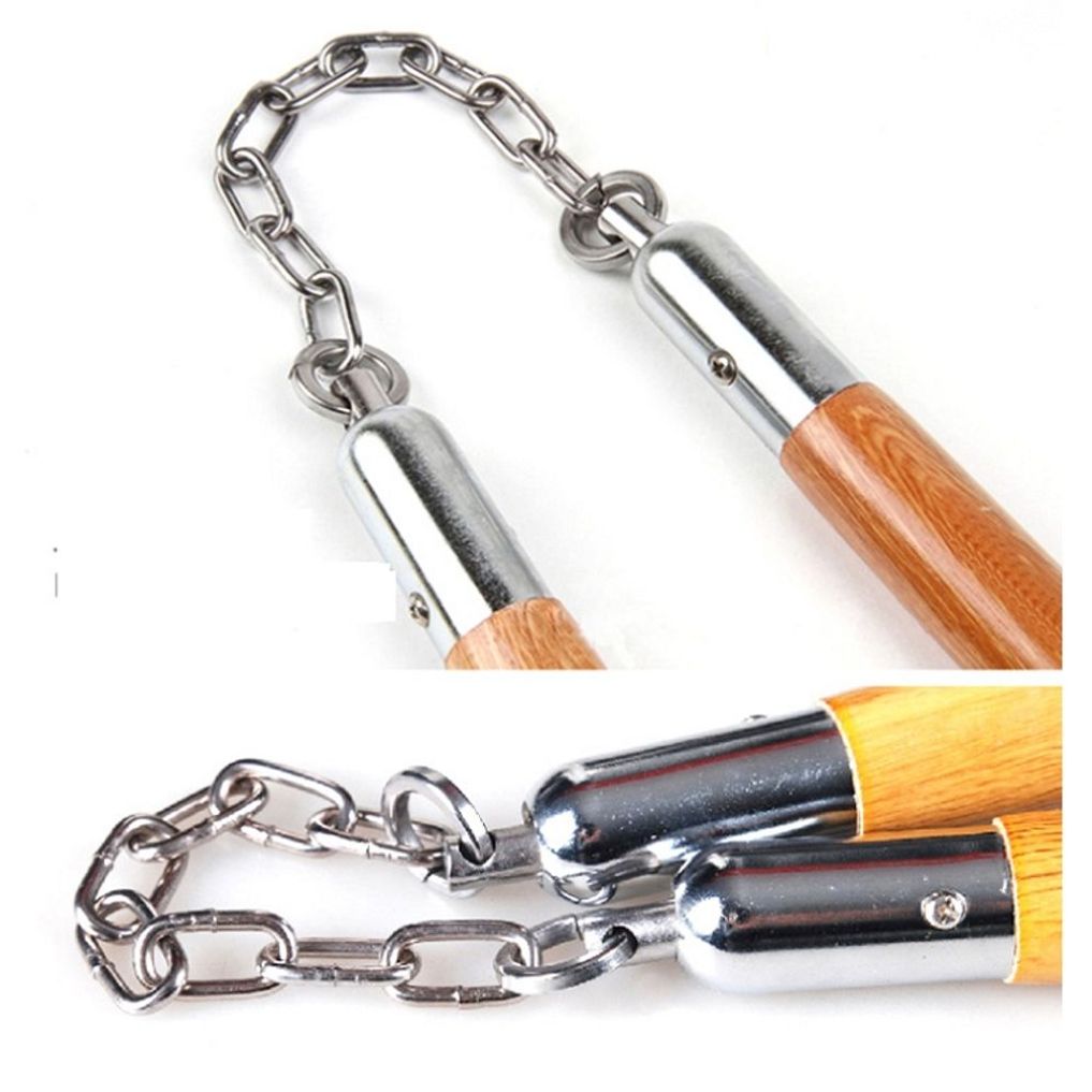 우드 쌍절곤 스펀지커버 안전 초보 입문용