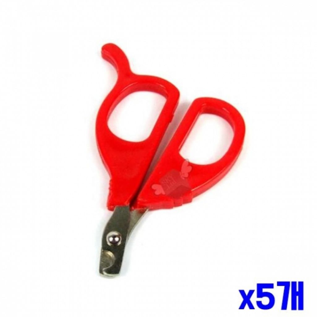 절삭력 좋은 애완용 발톱 가위 S x5개 애견발톱깍이