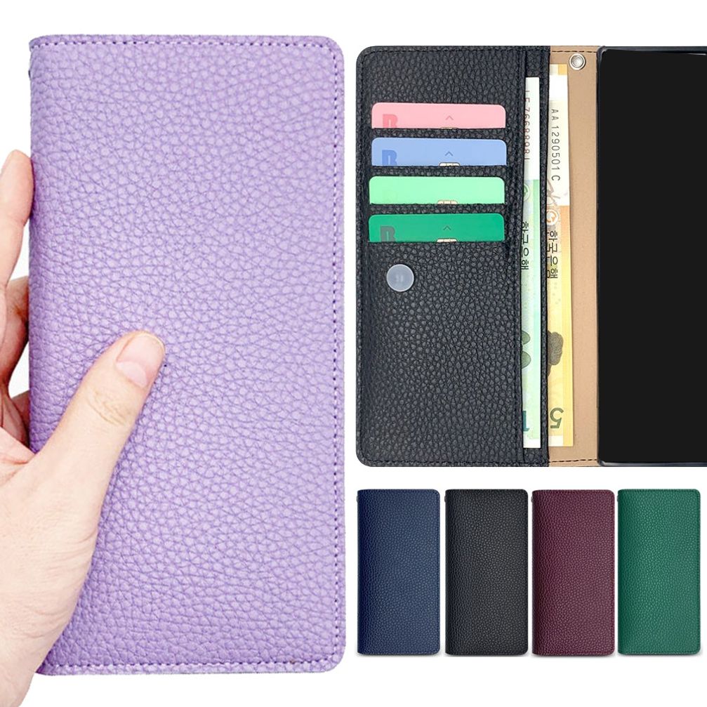 갤럭시J4플러스 케이스 천연가죽 플립 지갑 페이 J415