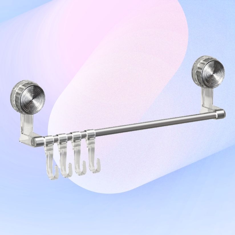 깔끔 거치대 주방 자취생 일자 행주걸이 수납 원룸