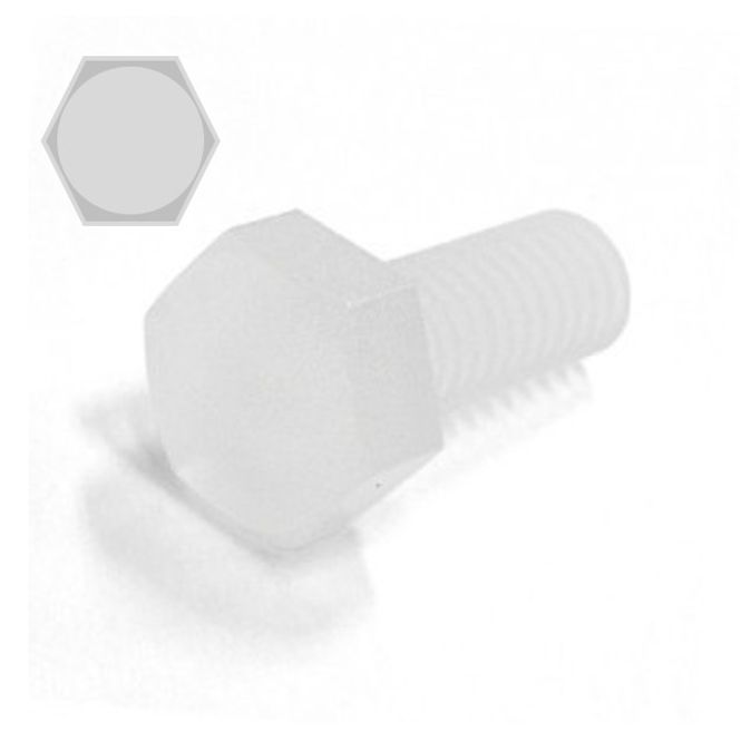 육각볼트 PP 반투명 M4x20mm 50개