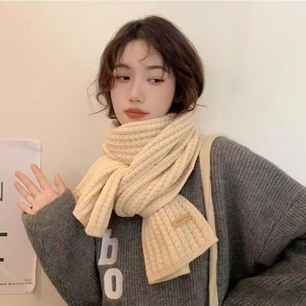 골지 니트 남녀공용 데일리 목도리