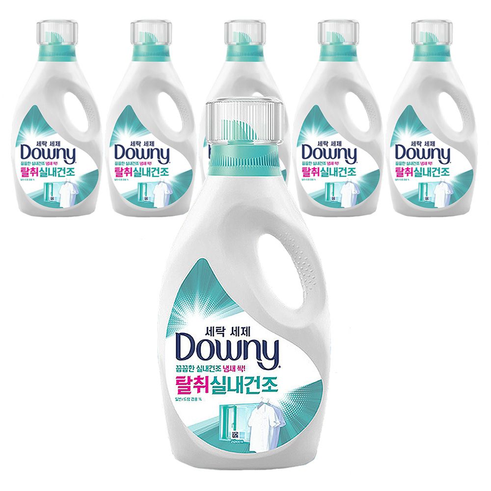 다우니 실내건조 프리미엄 세탁세제 액체형 1L x 5개 본품