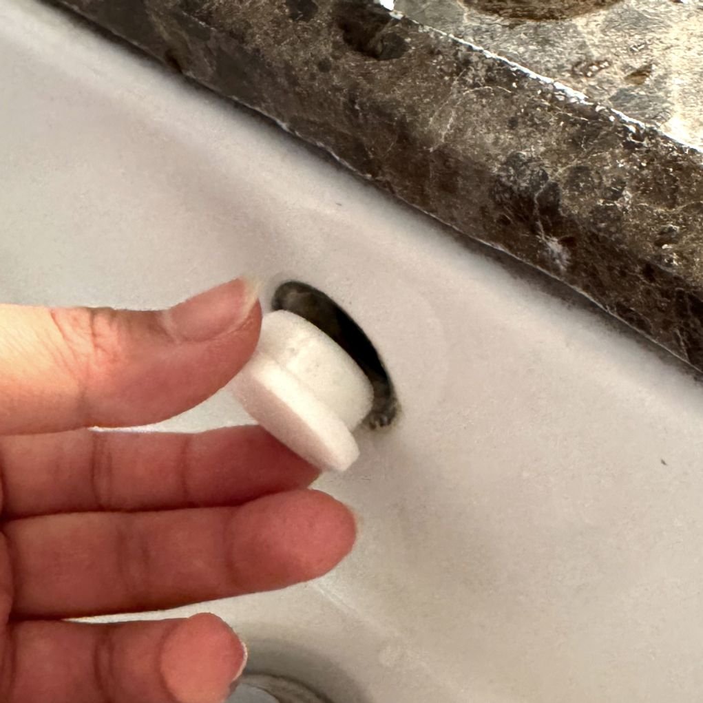 세면대 오버플로우캡 실리콘 차단마개 원형