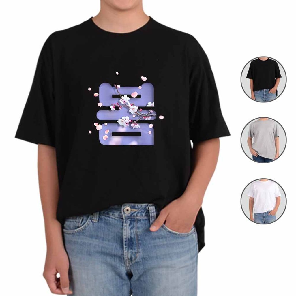 반팔티 다같이 봄맞이 하러 가요 그림 다양한색상 전사이즈