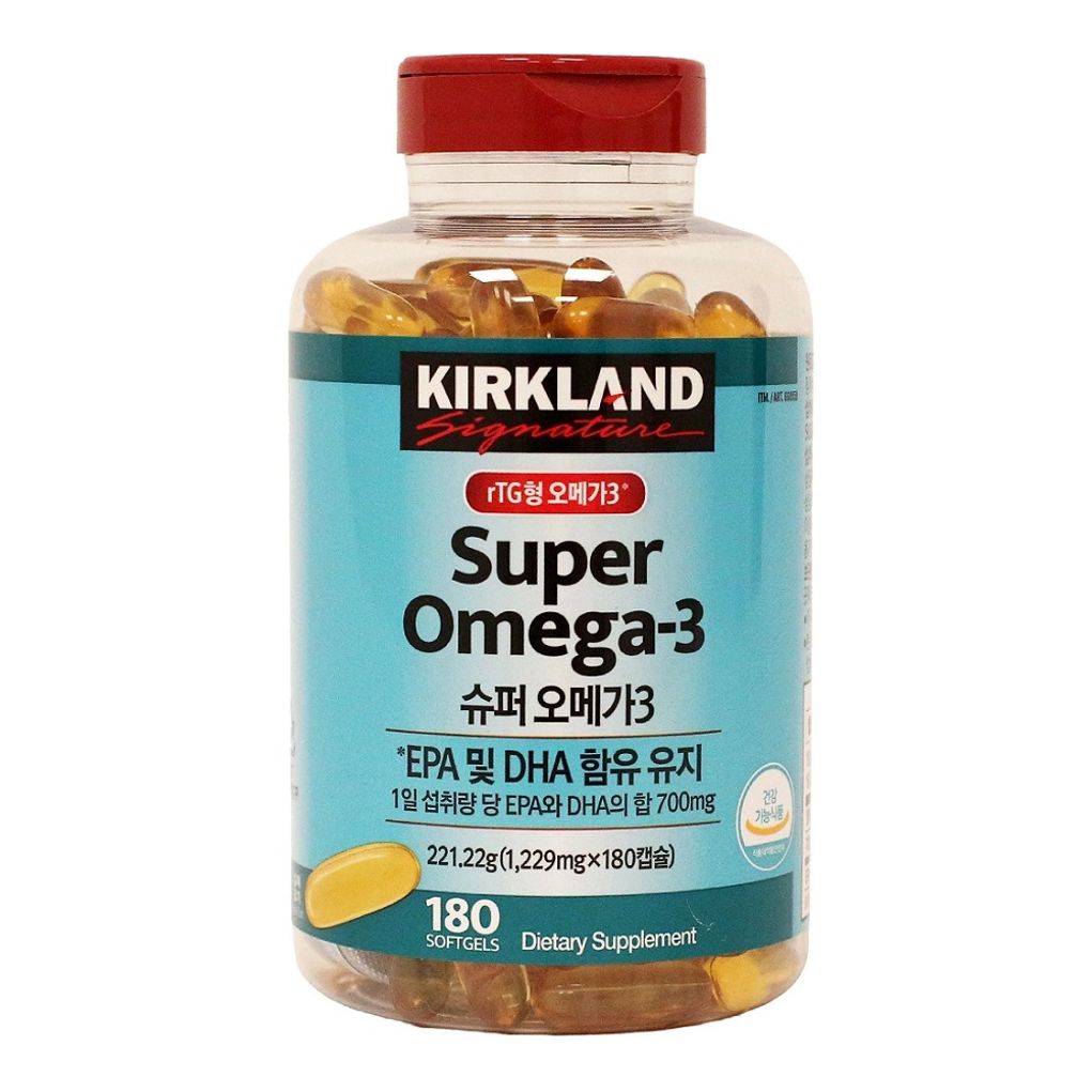 커클랜드 시그니춰 슈퍼 오메가 3 r-TG 180캡슐