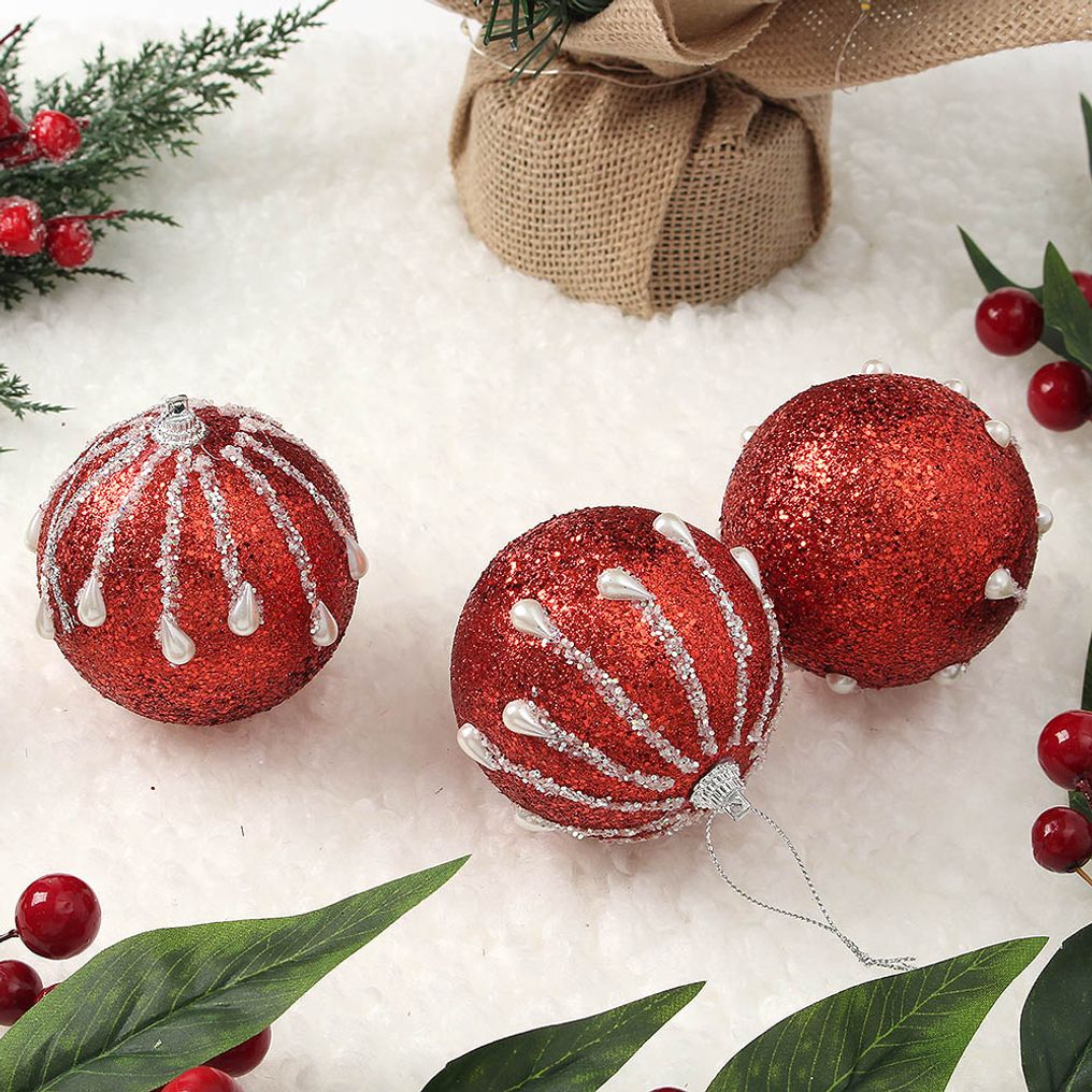 리빙휴 글리터 크리스마스트리 트리볼