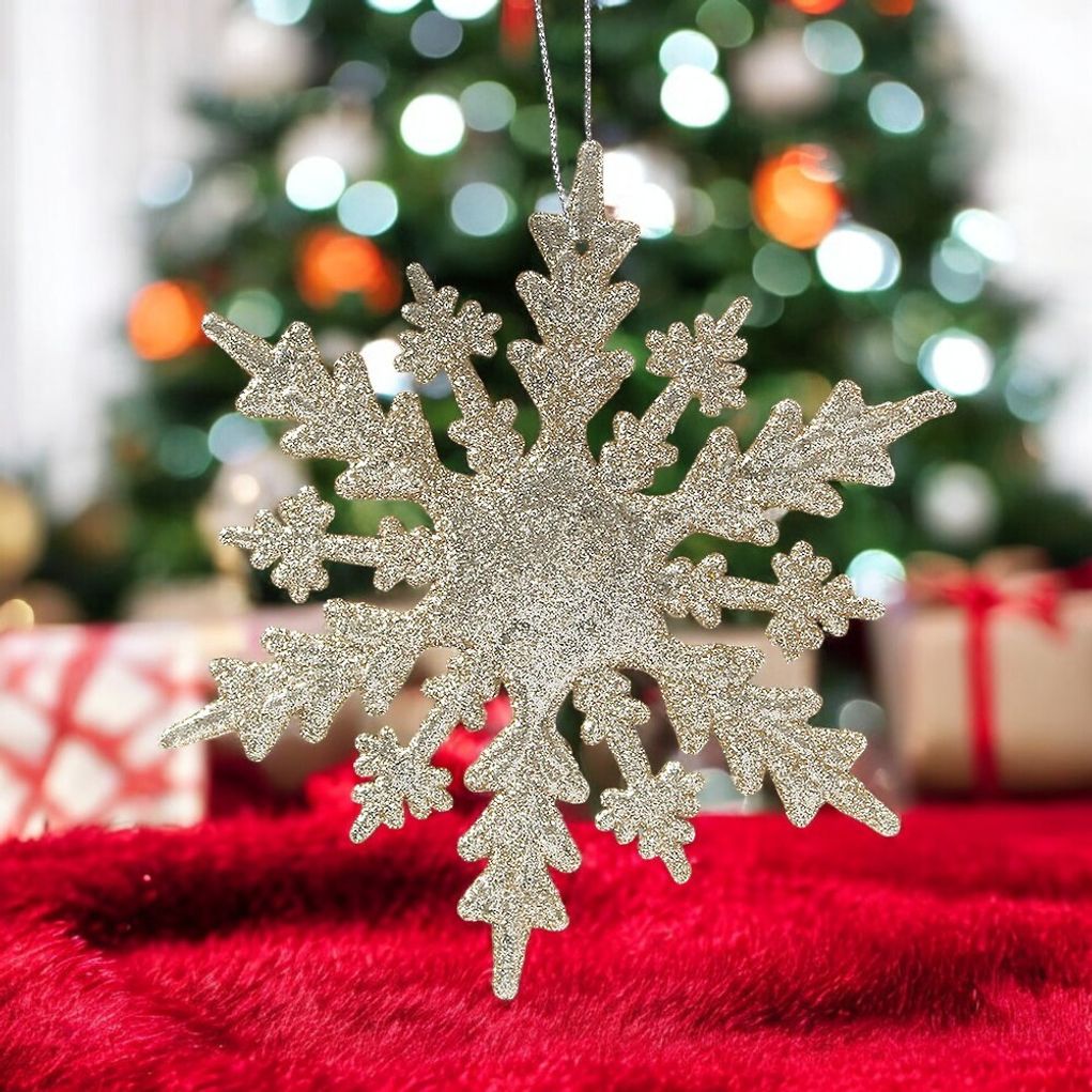 샴페인골드 트리 오너먼트 3p(눈결정C) XB