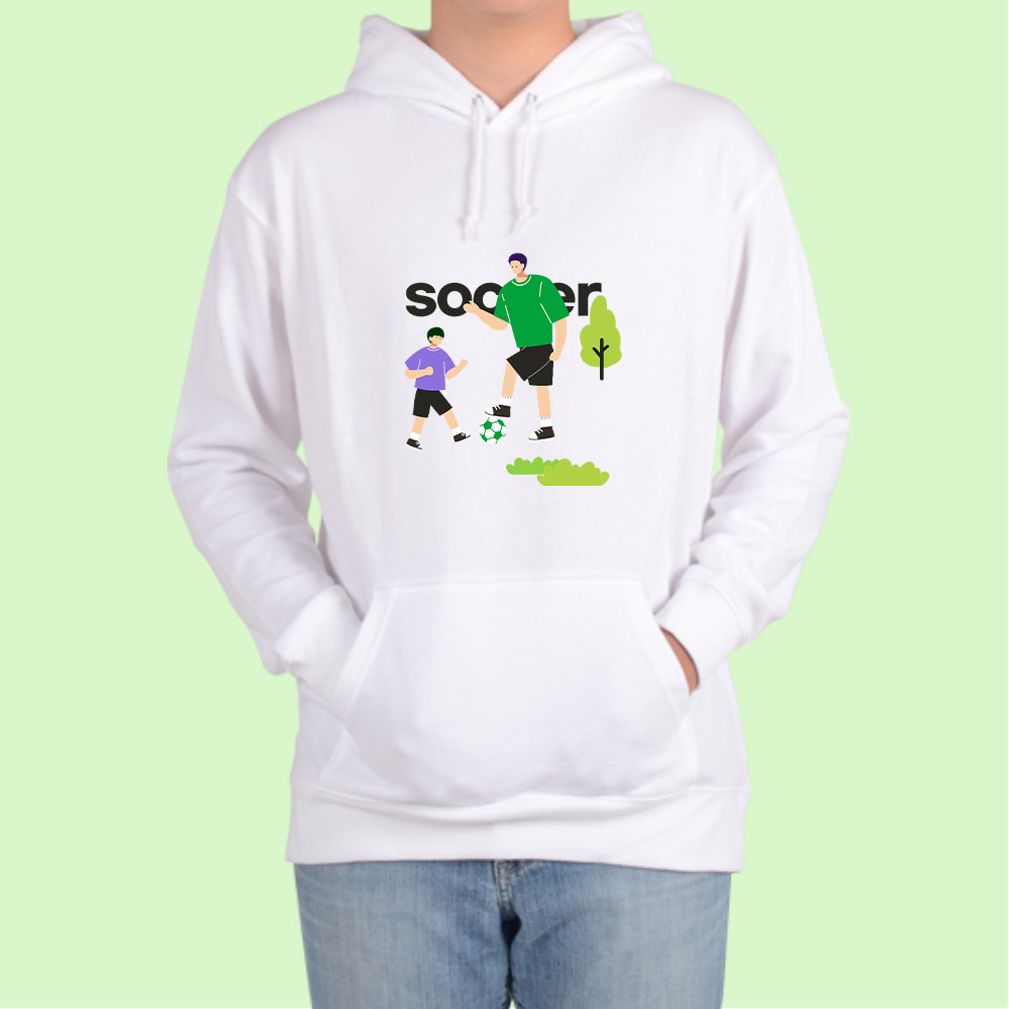 후드티 아빠아들 축구경기 그림 다양한색상 전사이즈