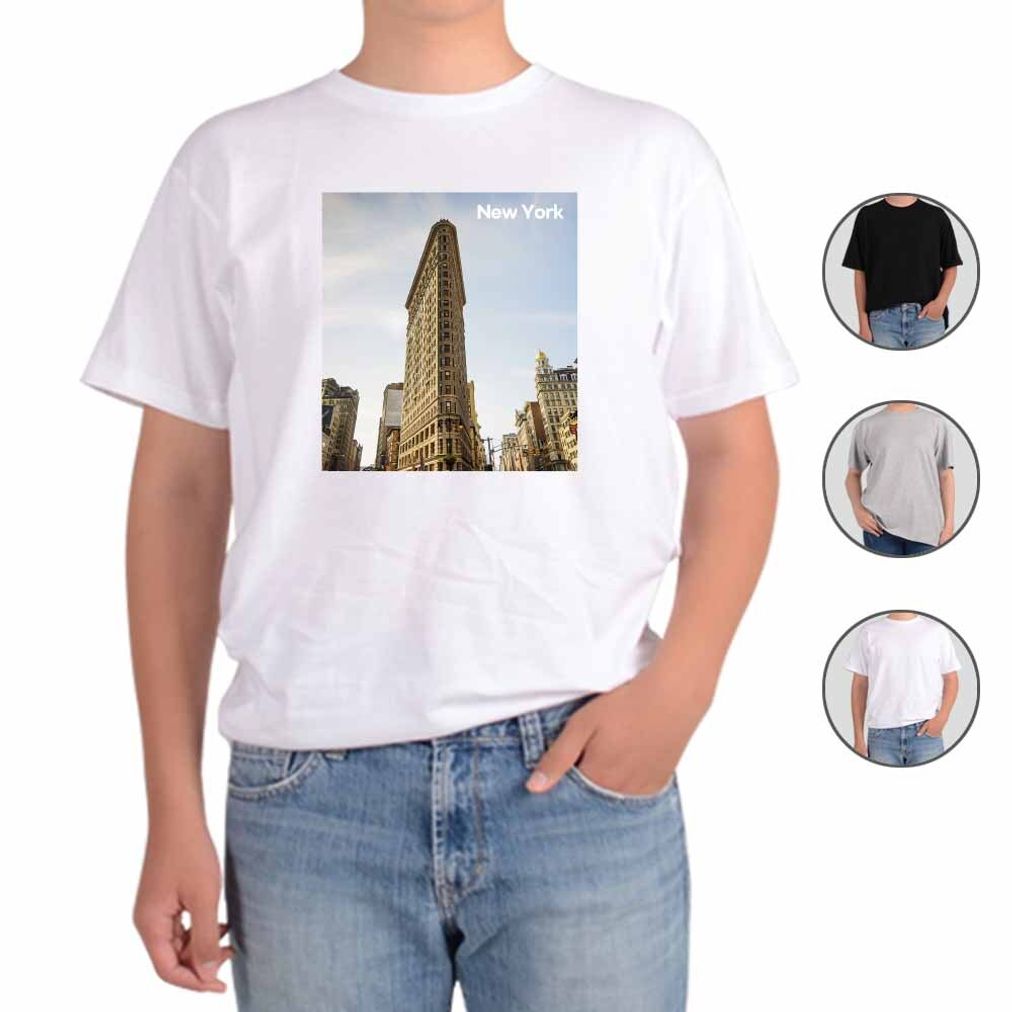 반팔티 미국 해외여행 뉴욕 2번 그림 다양한색상 전사이즈