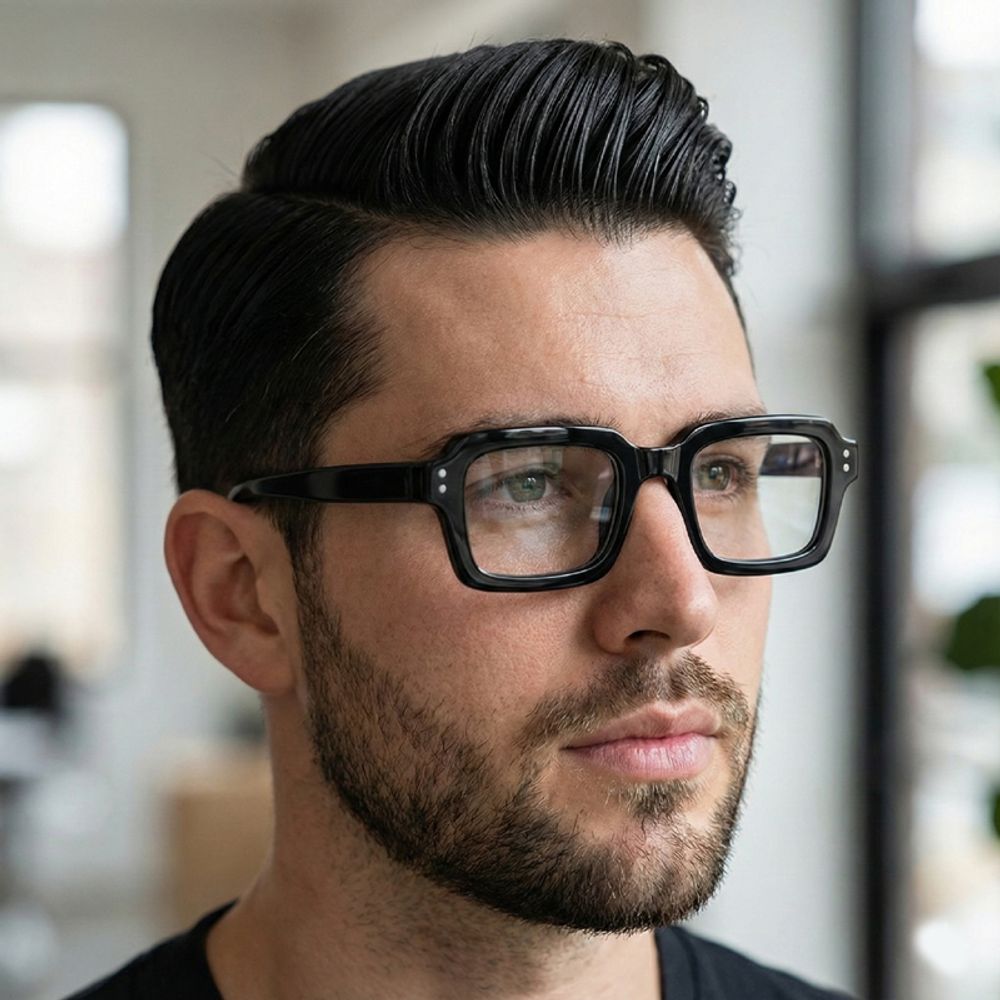 LUXEYE 명품 안경 긱시크 무테 뿔테 안경테 MR2195