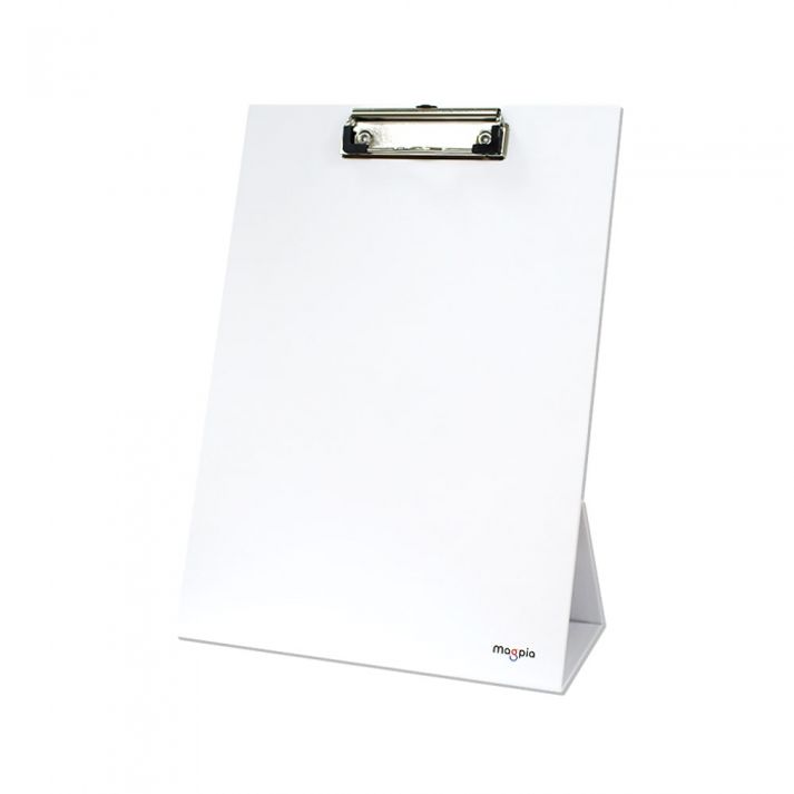 마그피아 스탠딩 자석 화이트보드 클립보드 A4 MSCB-A4 / 225x318x105mm