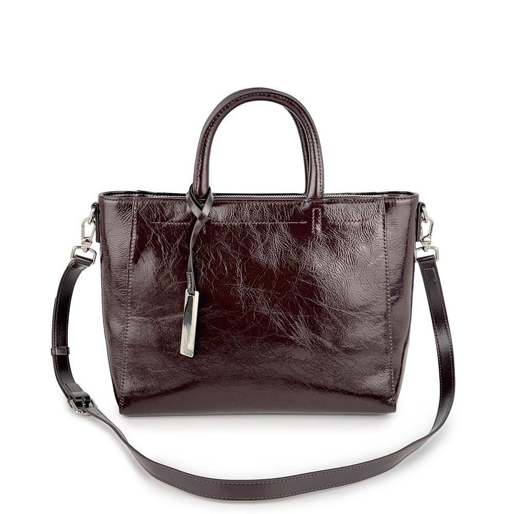 여성직장인 소가죽 멋스런 노트북 토트 크로스백