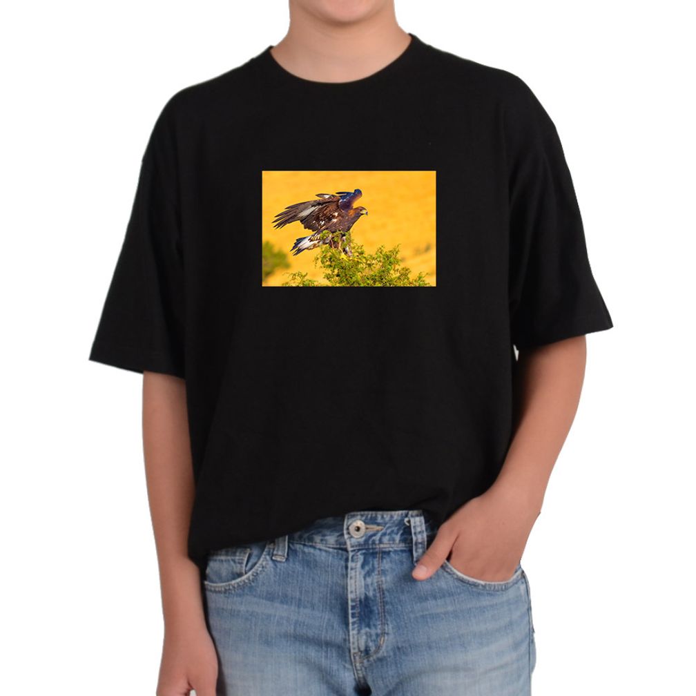 반팔 라운드티 독수리 하늘제왕 매 새  디자인 다양한 색상 사이즈