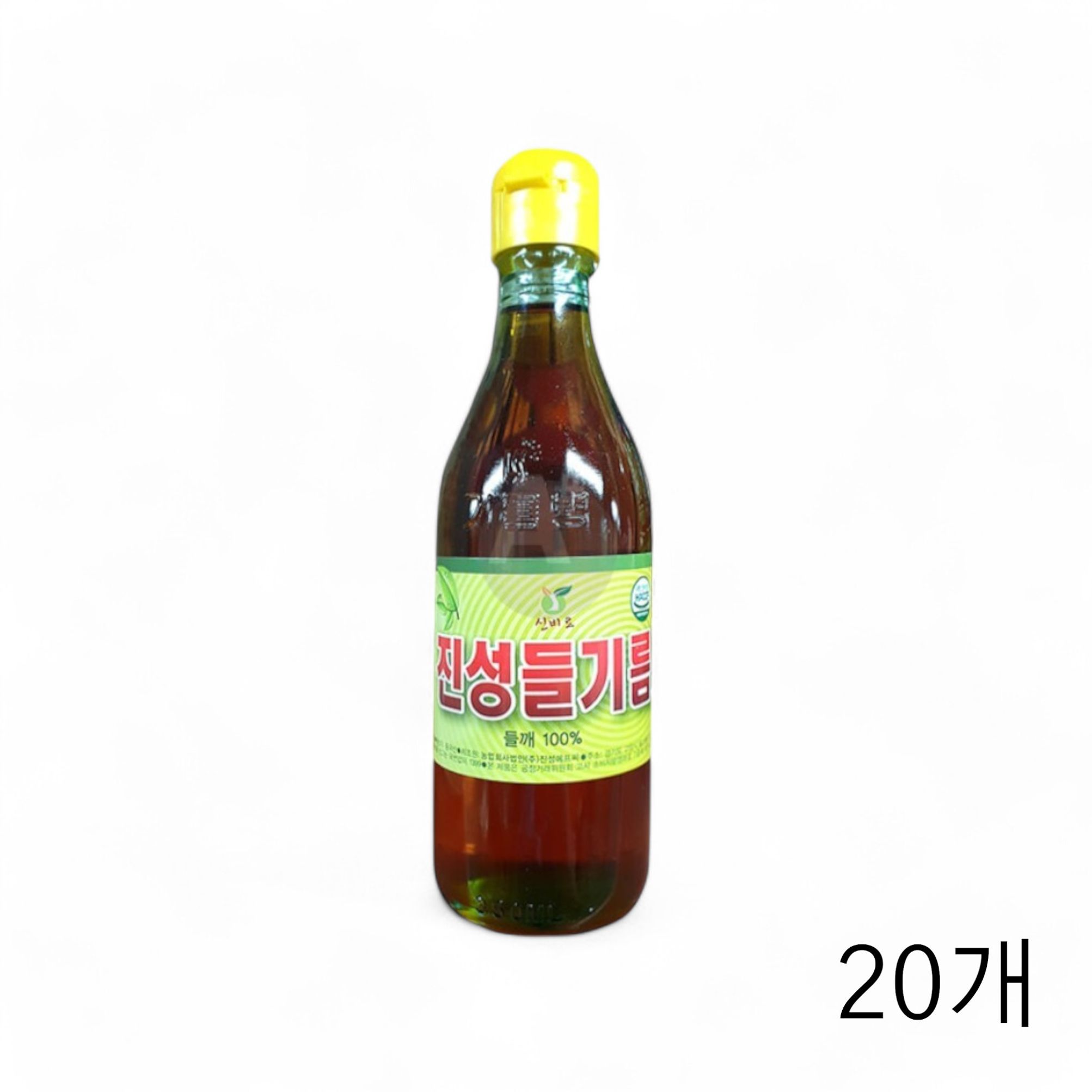 진성 들기름 소 350ML X 20개 들깨기름 업소용들기름