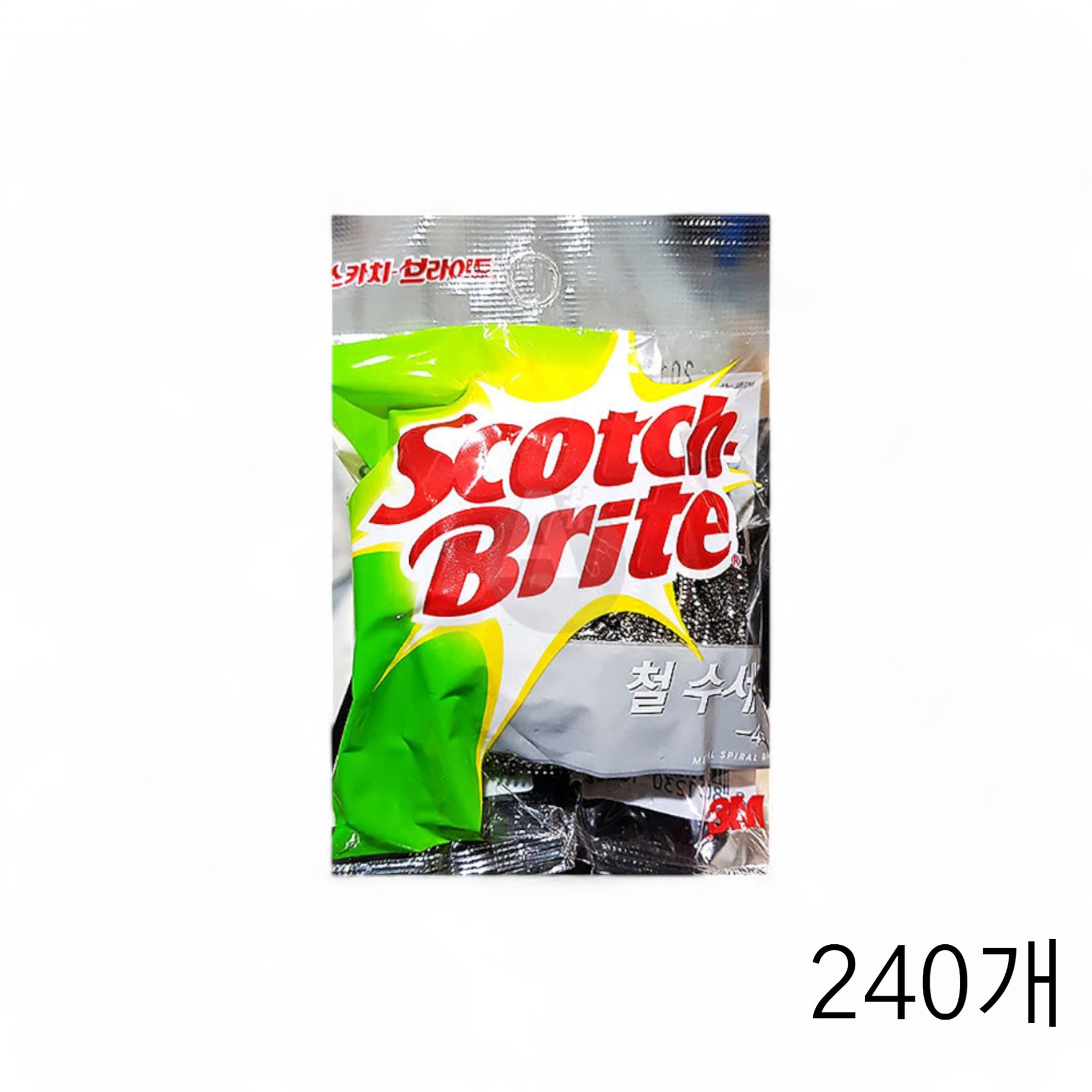 3M 스카치 브라이트 철 수세미 45gX240개 스텐수세미