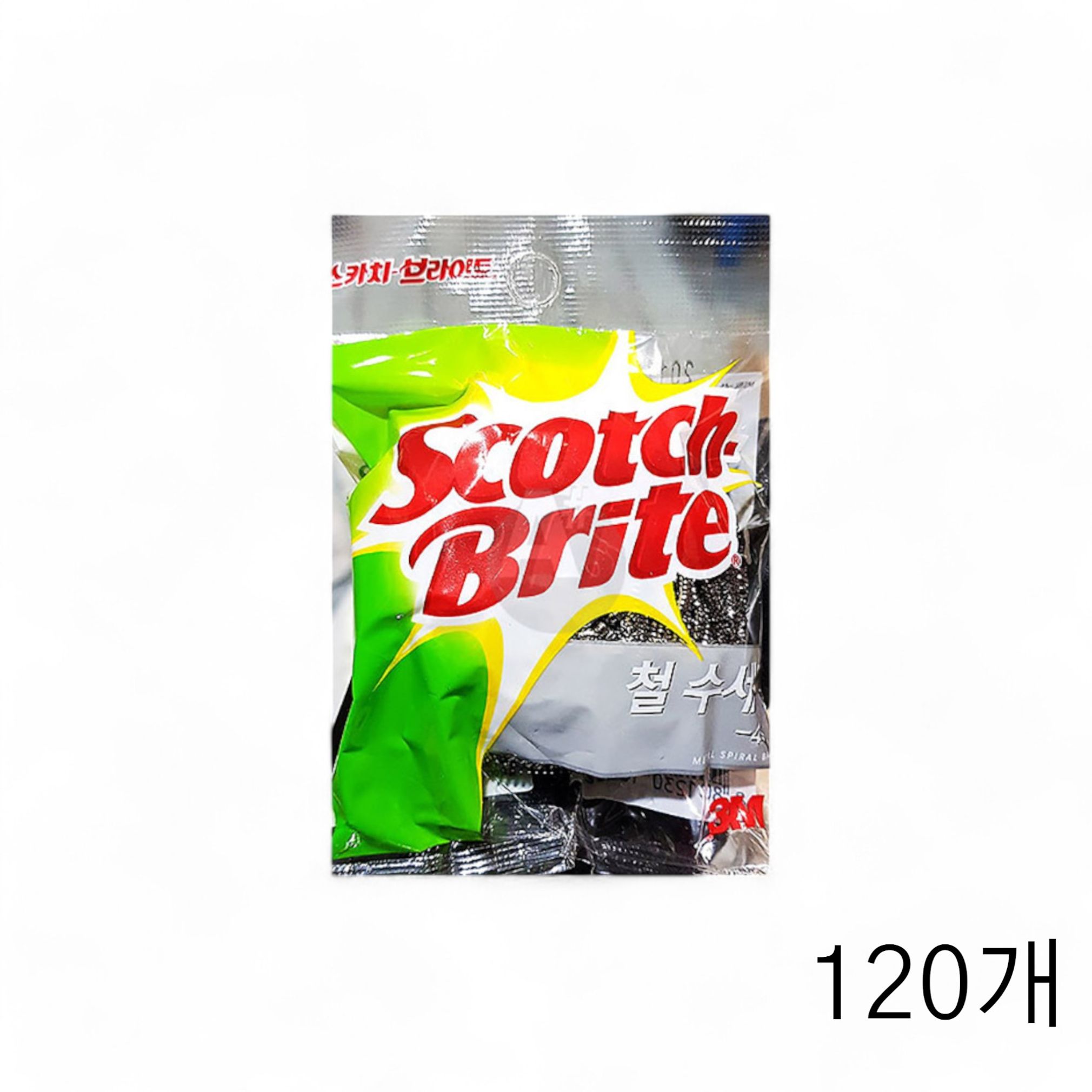 3M 스카치 브라이트 철 수세미 45gX120개 스텐수세미