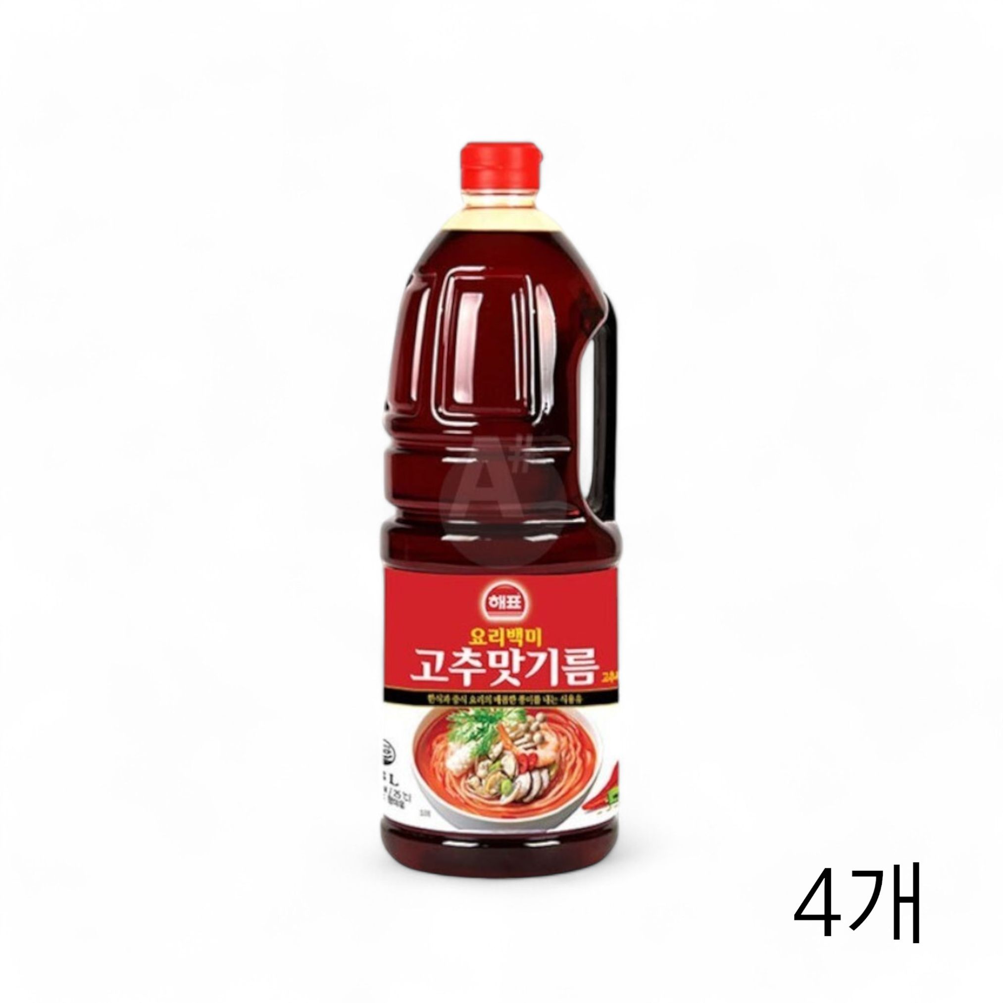 해표 고추맛기름 1.8L X 4개 중식 매운기름 향미유