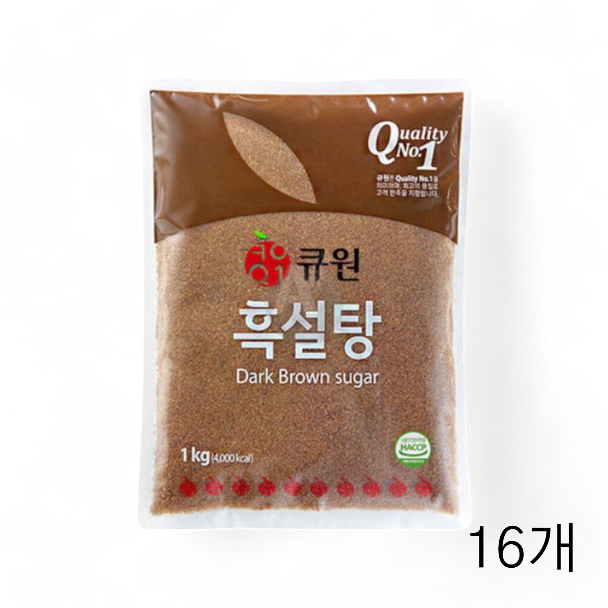 큐원 흑설탕 1kg X 16개 흑슈가 매실청설탕 업소용