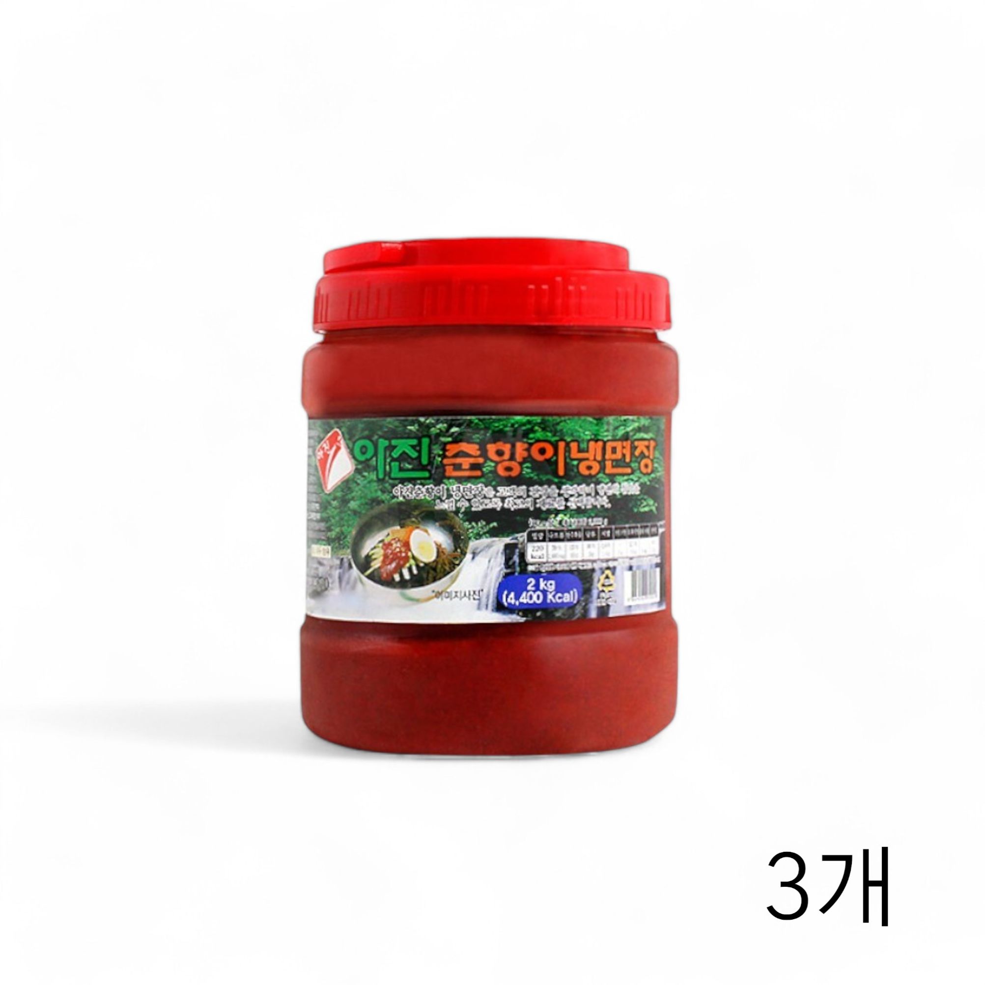 아진 춘향이 냉면 비빔장 2Kg X 3개 냉면양념 다대기