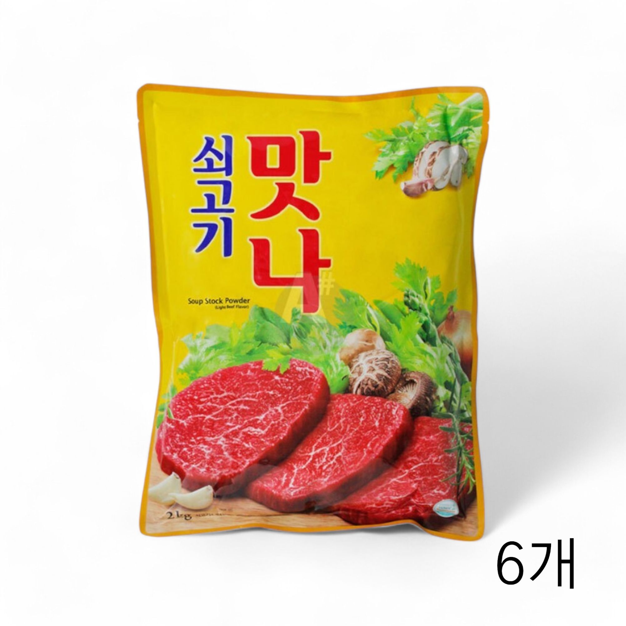 대상 쇠고기 맛나 2kg X 6개 소고기 조미료 양념분말