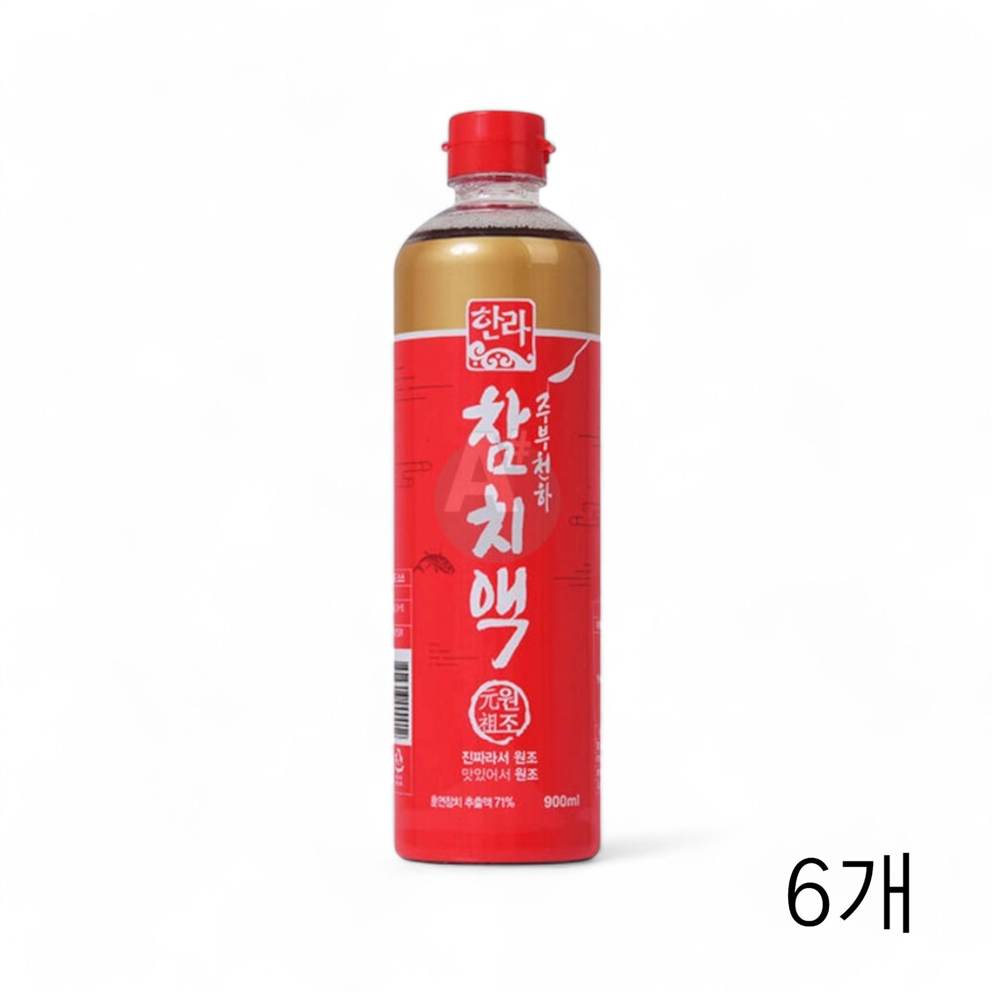 한라 주부천하 참치액 900ml X 6개 조미료 참치액젓