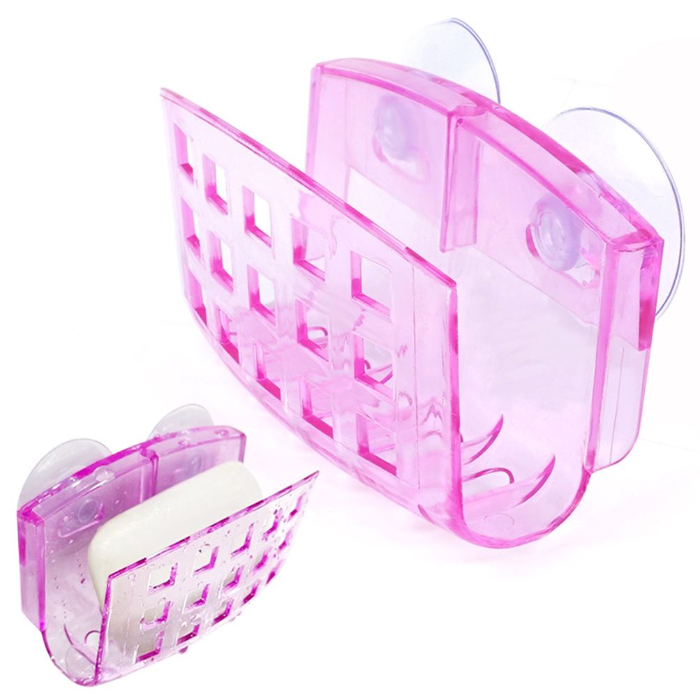 수세미 비누 거치대 핑크 받침대 욕실 화장실 주방