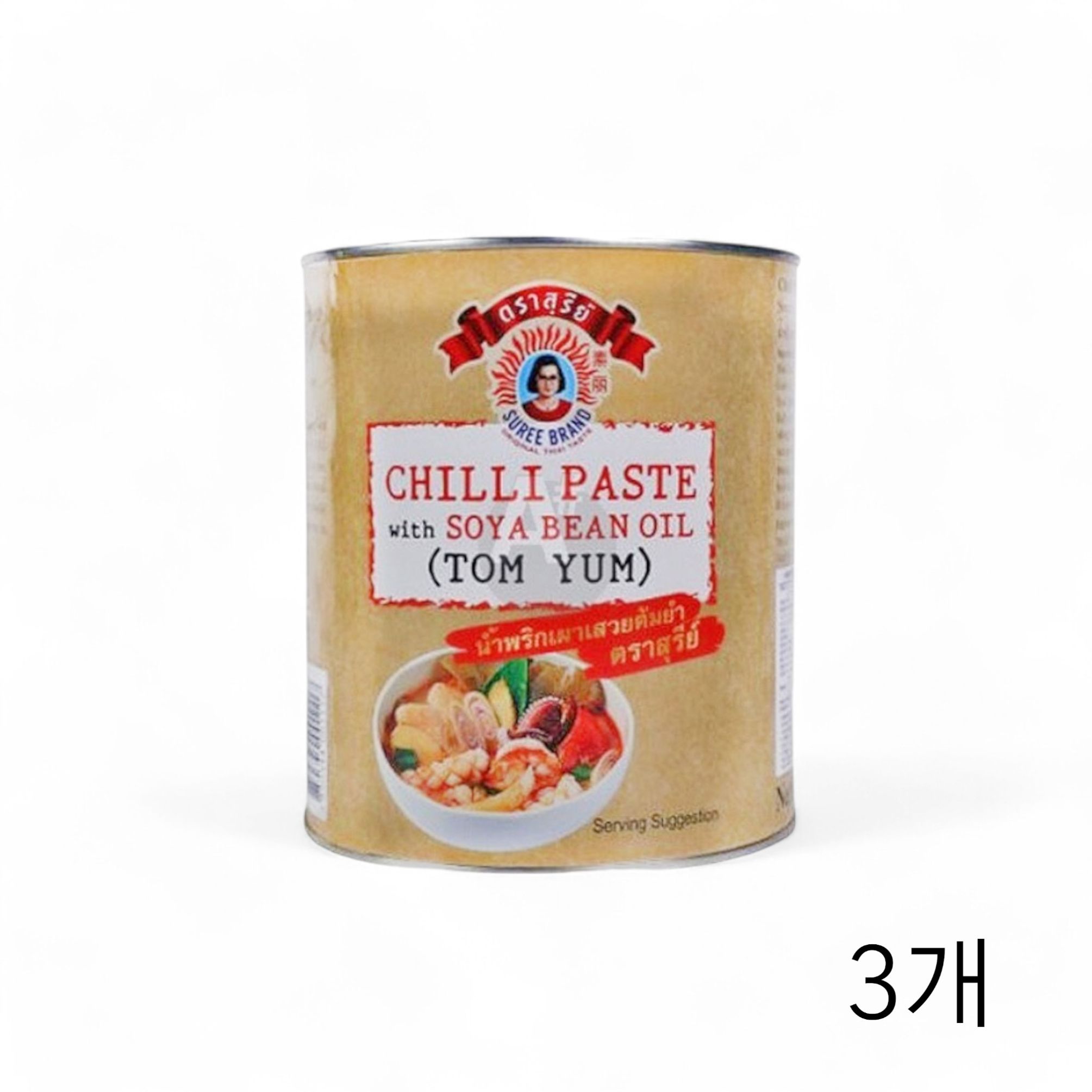 수리 똠양 칠리 페이스트 3Kg X 3개 똠양꿍 태국소스