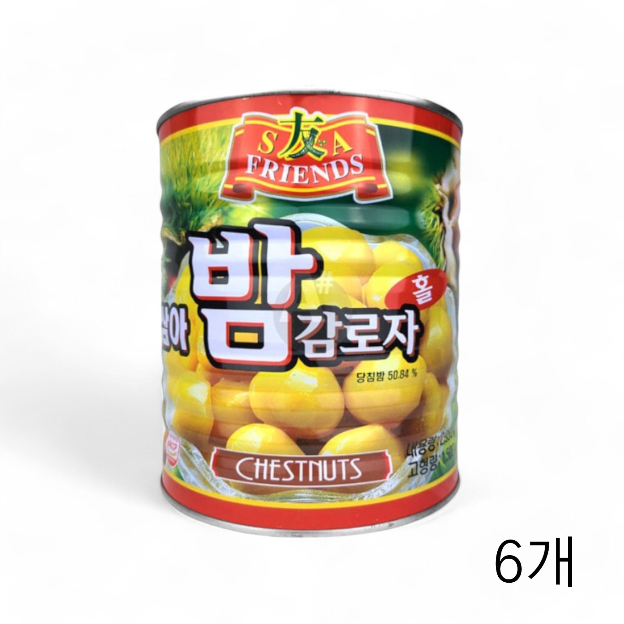 삼아씨에프 밤감로자 캔 2.95Kg X 6개 통조림밤 제빵
