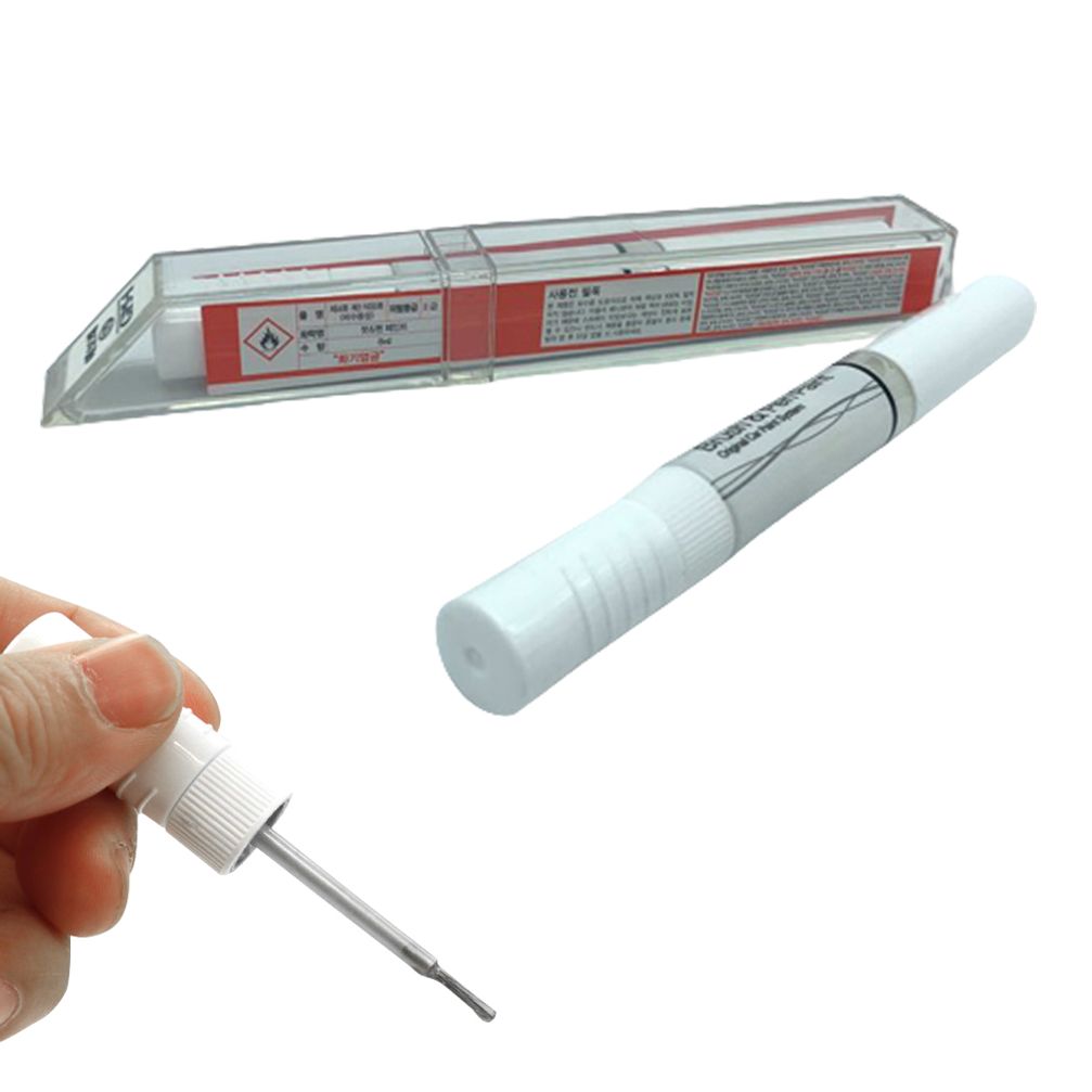 현대 붓펜 더뉴아반떼 NKA 팬텀블랙 자동차 카페인트 차량용 붓페인트 문콕 기스 도색
