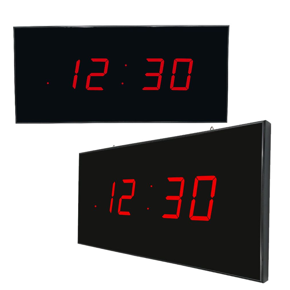 대형 방수 디지털벽시계 전자 벽걸이시계 무소음 수영장 목욕탕 강당 PHA-D4001