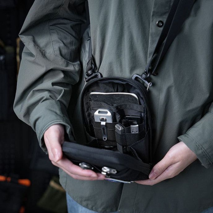 바이펄러드 EDC 텍티컬 미니 크로스백 CHS3 블랙