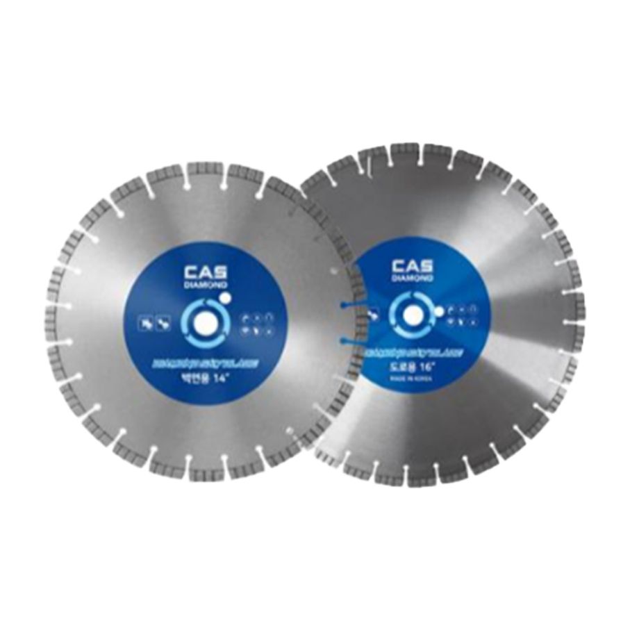 절단석 콘크리트 돌칼 아스팔트 다이아몬드 16인치