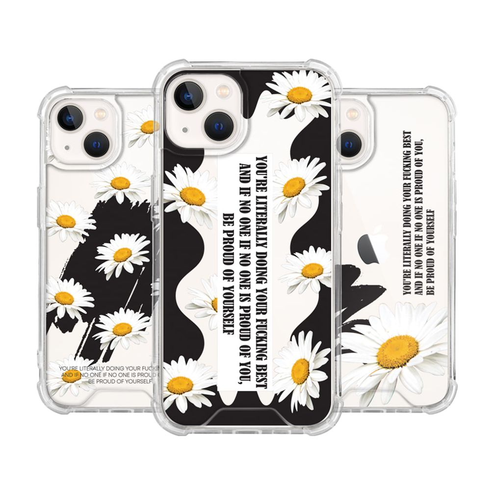 갤럭시S22 케이스 블랙데이지 젤하드 범퍼 S901