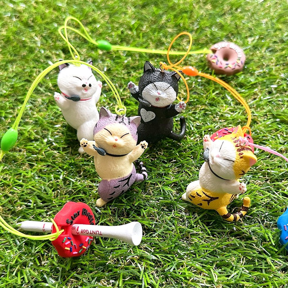 빅토리고양이 도넛링 골프티걸이 2개 골프티꽂이