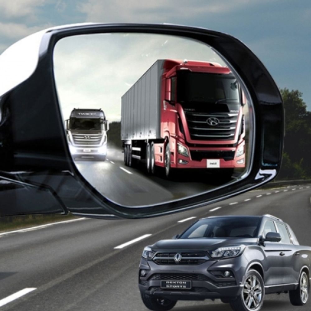 렉스턴스포츠 와이드미러 광곽 사각지대 사이드 미러