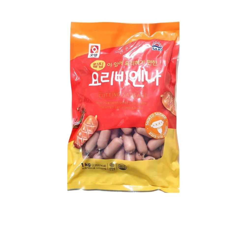식자재 식재료 도매 칼집비엔나  오양 1Kg  x15개