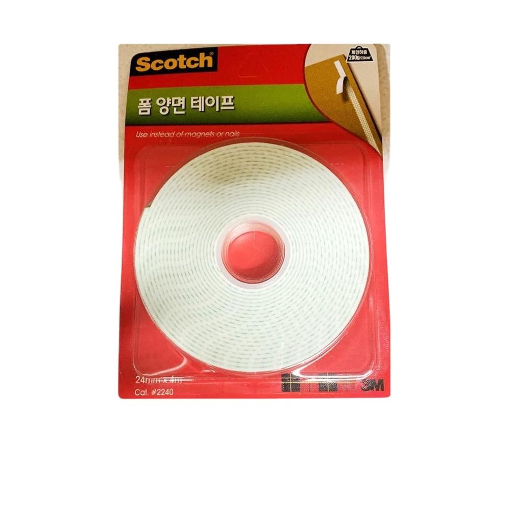 폼 양면 테이프 3M 24x4m x24개 식자재 업소 용품