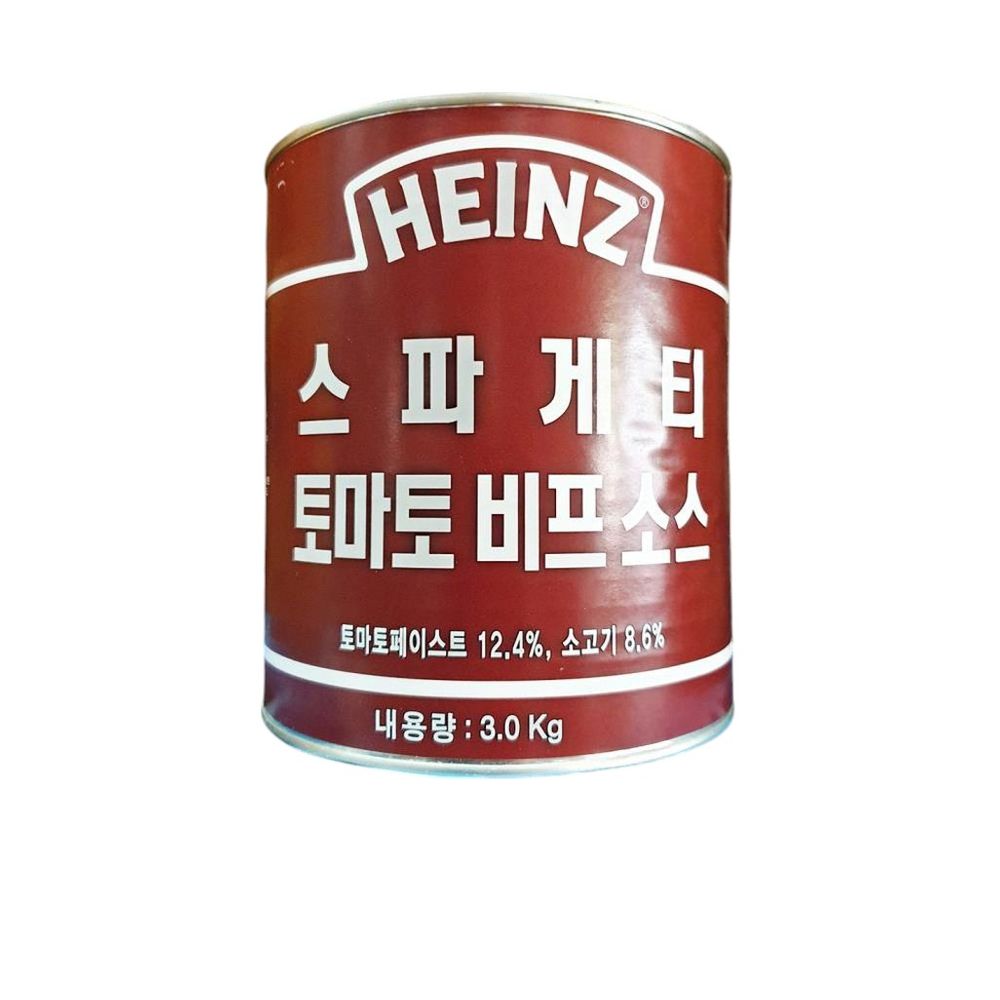 식자재 스파게티토마토비프소스 하인즈 3Kg  x6개