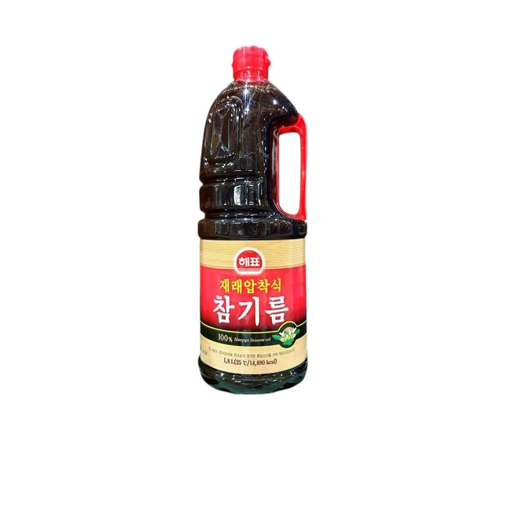 식자재 도매 유통 참기름 재래압착 해표 1.8L  x8개