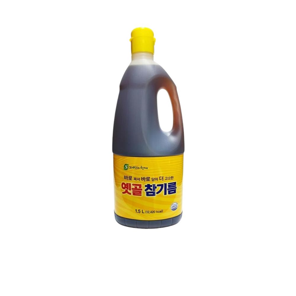 식자재 더고소한옛골참기름 오뚜기제유 1.5Kg  x6개