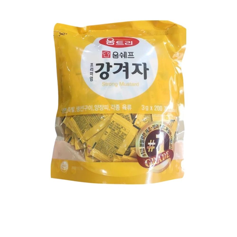 식자재 도매 일회용 겨자소스 움트리 200입 x8개