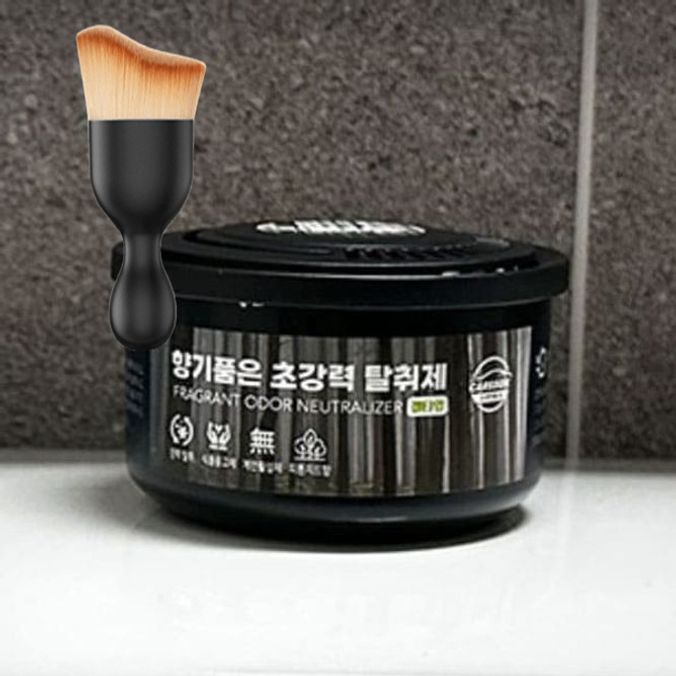 향기품은 자동차 탈취제 초강력 냄새 제거제 피톤치드 다용도 먼지 브러쉬 세트