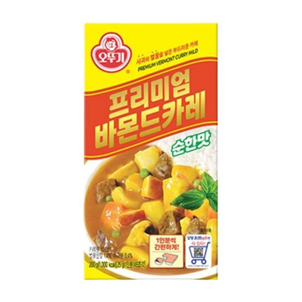 오뚜기 바몬드카레 고형 순한맛 200g x 4개