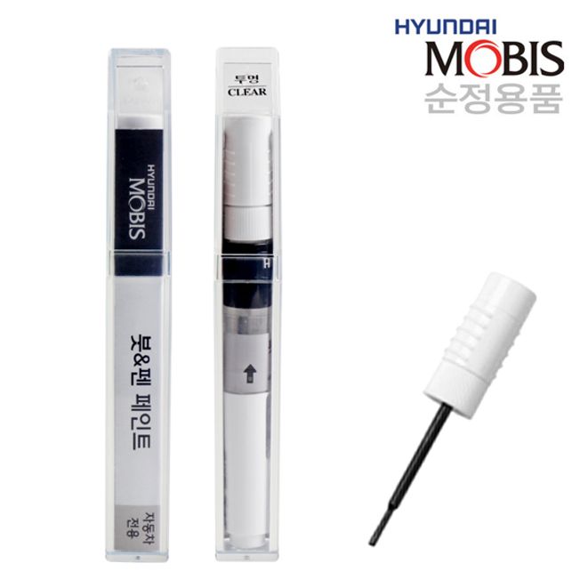 모비스 순정품 프론티어 UC 순백색 붓펜 자동차 붓페인트 차량용 카페인트