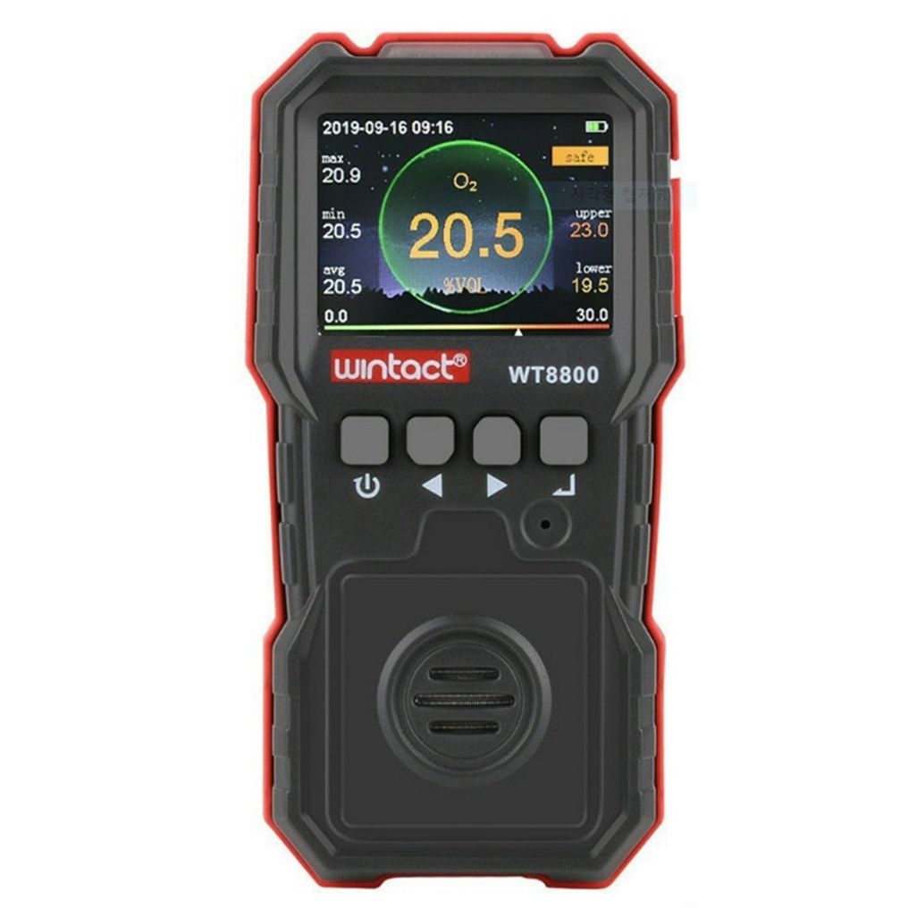 산소농도측정기 WT-8800 0~30% VOL O2측정 고정클립