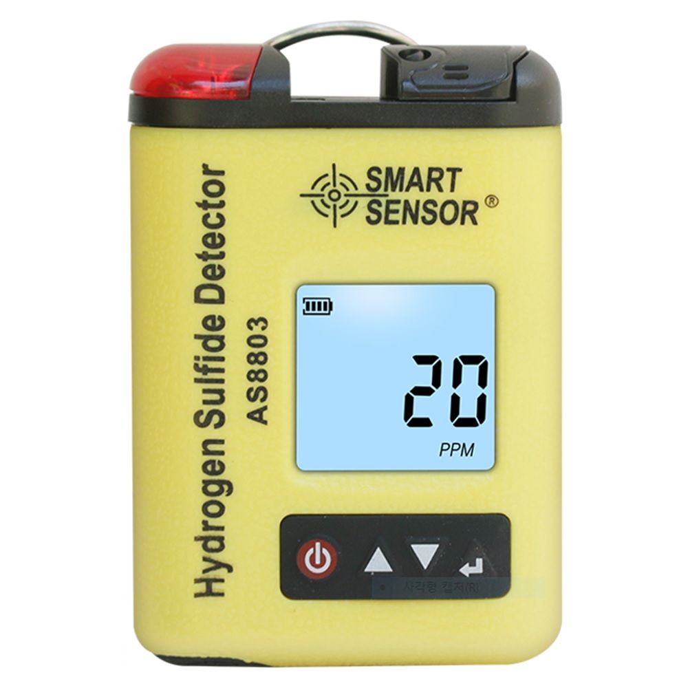 황화수소측정기 AS-8803 0~500PPM 산업현장 안전관리