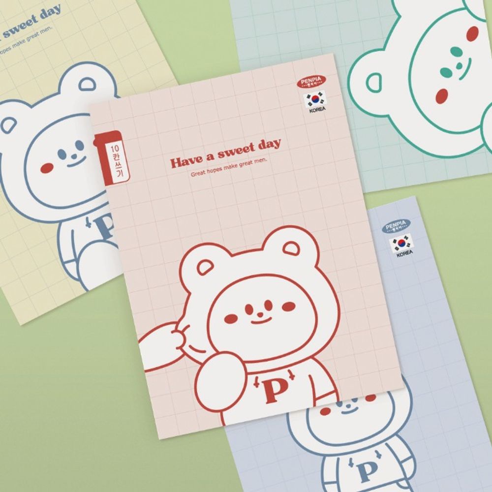 펜피아 800 초등 제본 10칸쓰기 노트 1박스 100권